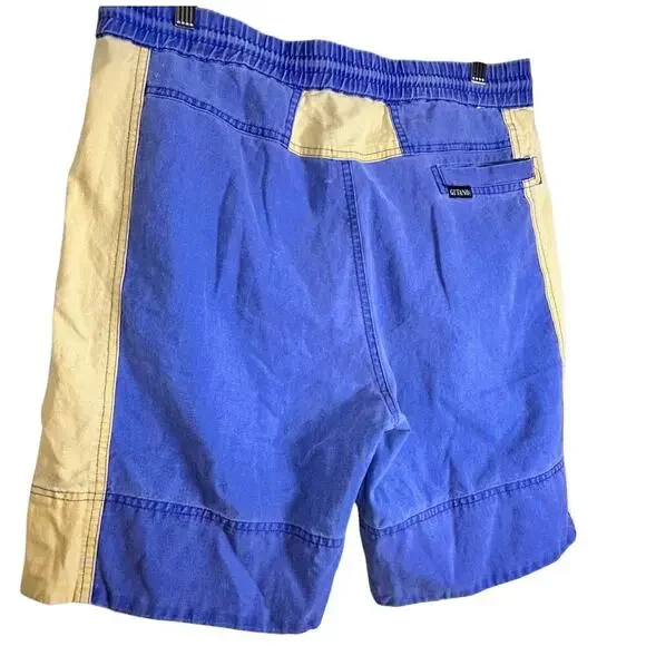 Vintage 80s PREPPY Gitano Colorblock Mens Shorts Size Medium Fisherman - Picture 5 of 6